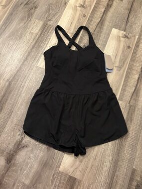 Black Sleeveless Romper